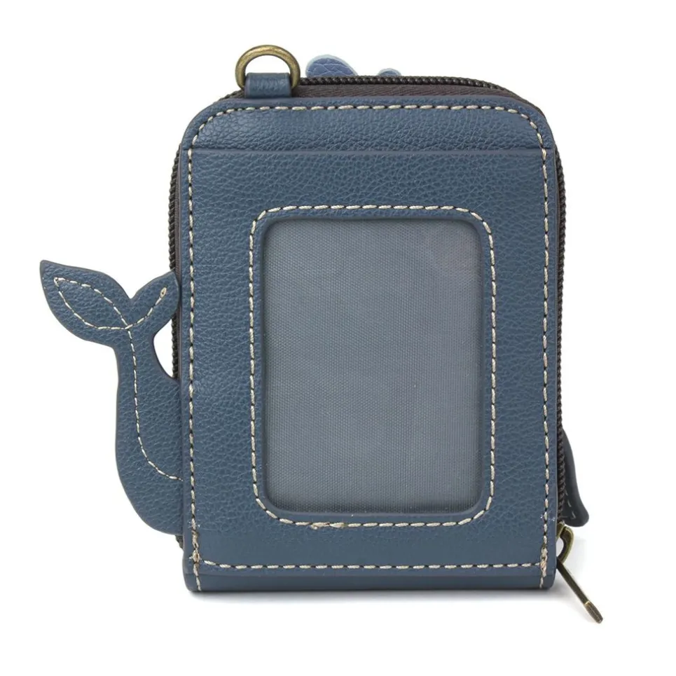 Cute-C - Credit Card Holder / Wallet Wristlet - Whale