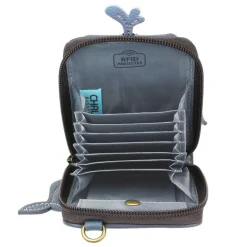 Cute-C - Credit Card Holder / Wallet Wristlet - Whale