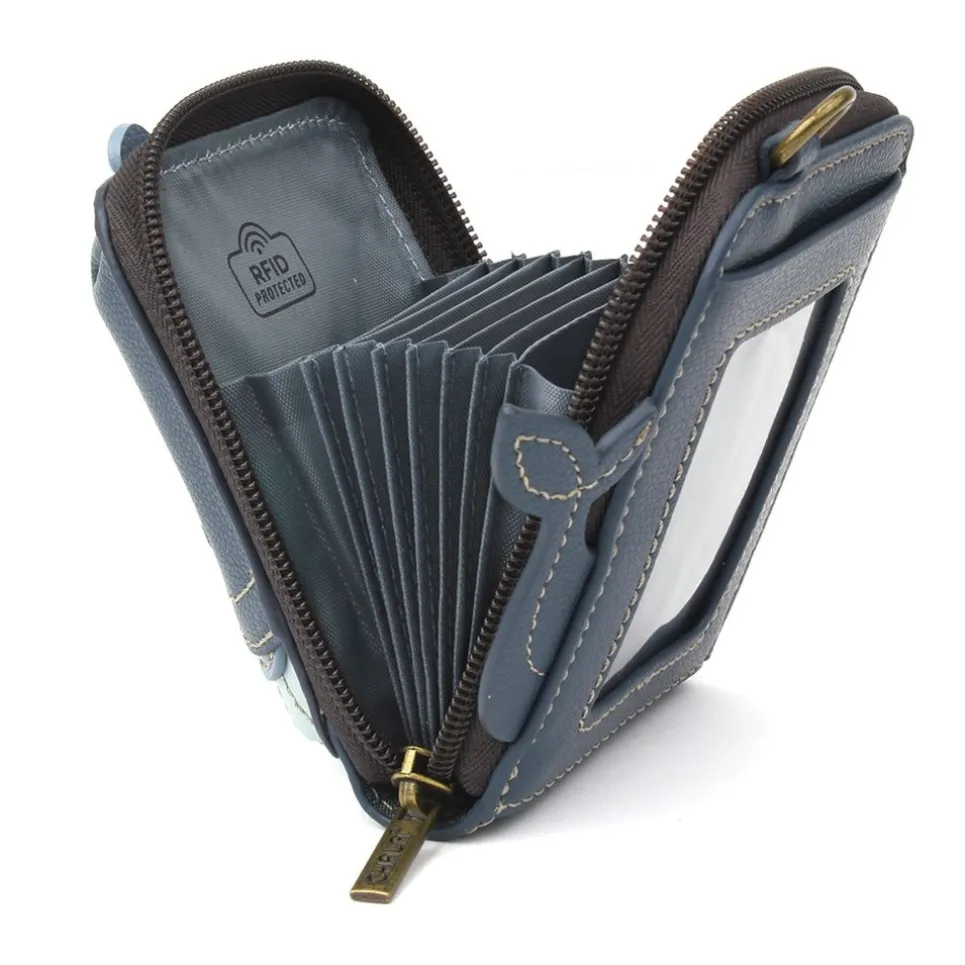 Cute-C - Credit Card Holder / Wallet Wristlet - Whale