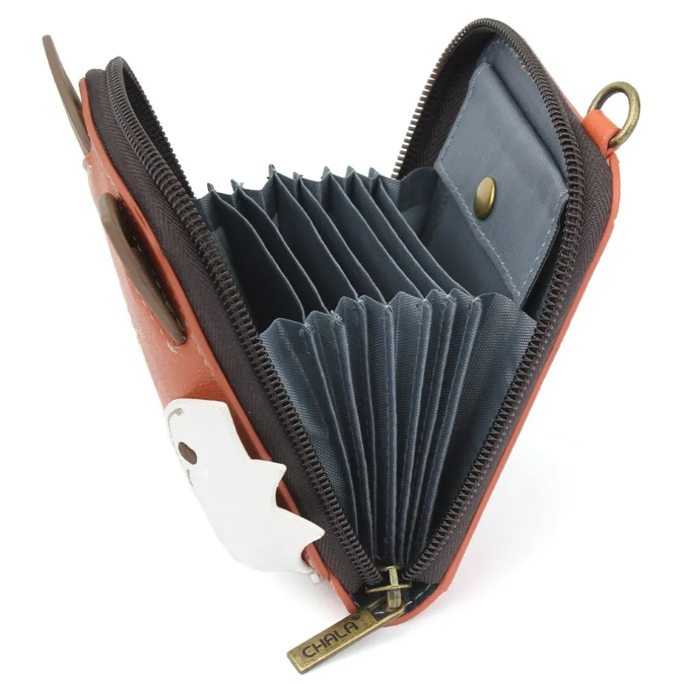 Cute-C - Credit Card Holder / Wallet Wristlet - Fox