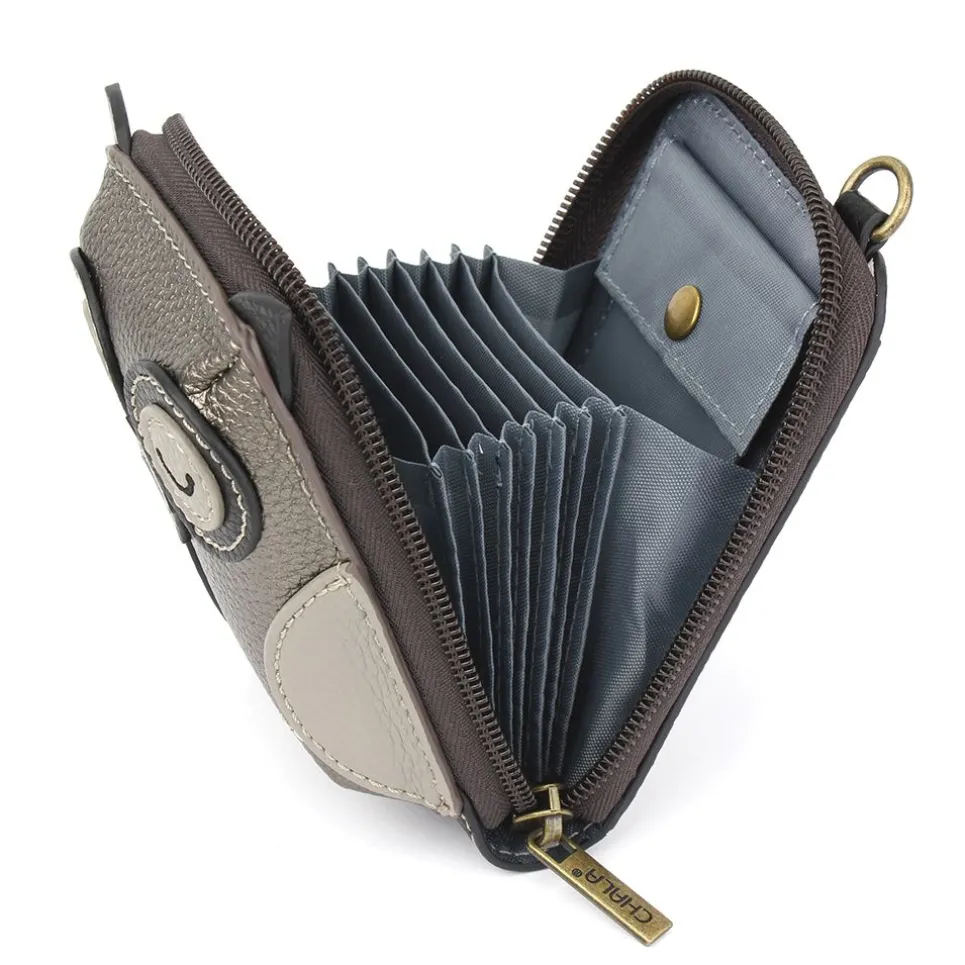 Cute-C - Credit Card Holder / Wallet Wristlet - Owl