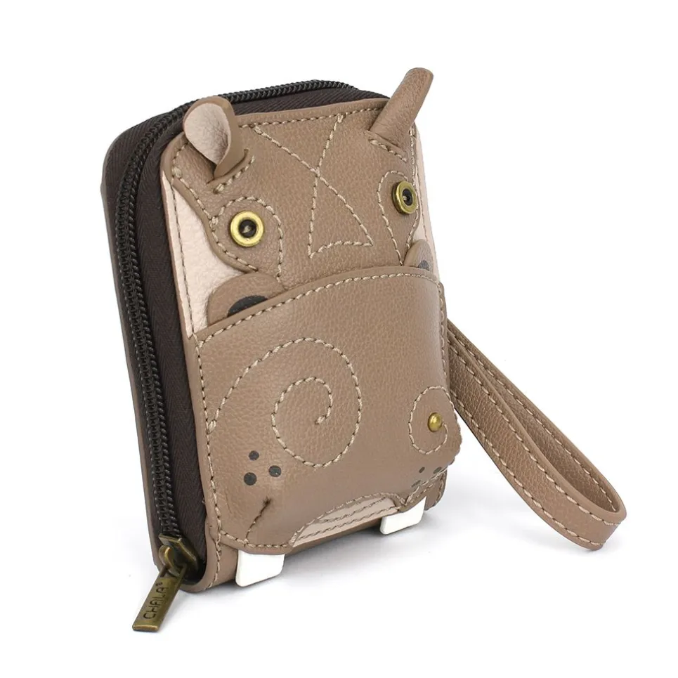 Cute-C - Credit Card Holder / Wallet Wristlet - Hippo