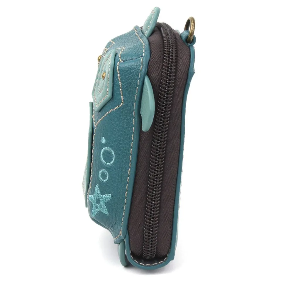 Cute-C - Credit Card Holder / Wallet Wristlet - Turtle