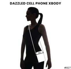 Dazzled Cellphone Xbody - Starburst (Dark Brown)