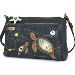 Deluxe Crossbody - Two Turtles