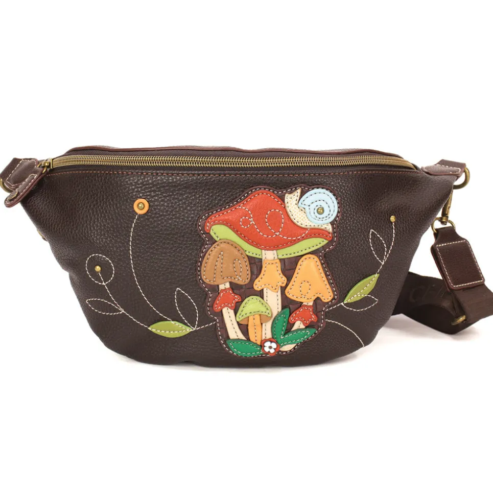 Fanny Pack - Brown Mushrooms