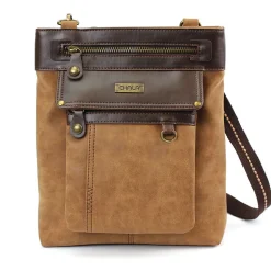 Gemini Crossbody - Brown