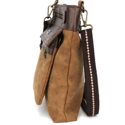 Gemini Crossbody - Brown