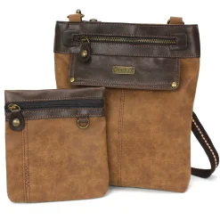 Gemini Crossbody - Brown