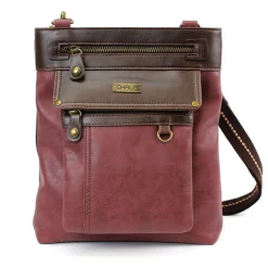 Gemini Crossbody - Burgundy