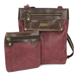 Gemini Crossbody - Burgundy