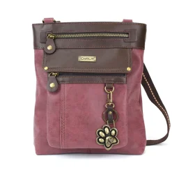 Gemini Crossbody - Burgundy