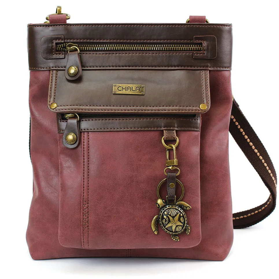 Gemini Crossbody - Burgundy