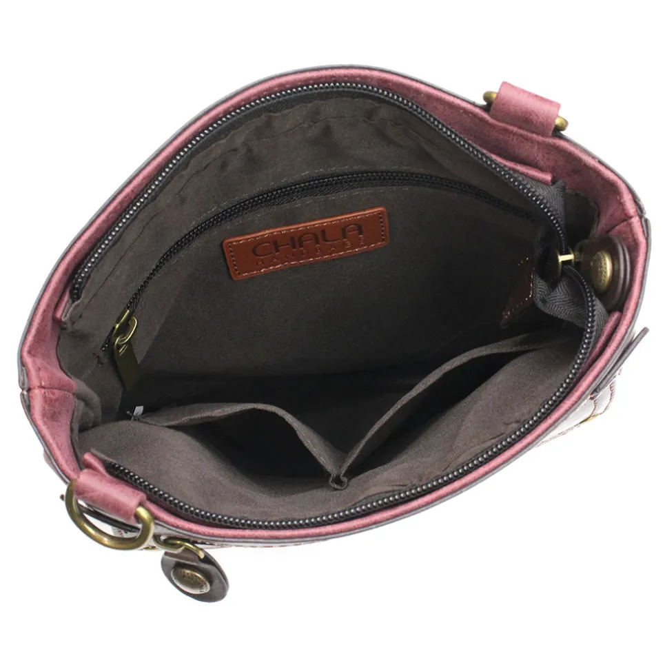 Gemini Crossbody - Burgundy