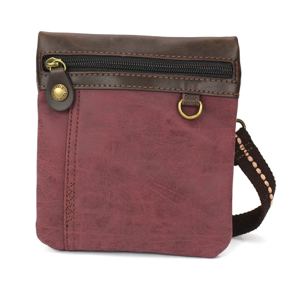 Gemini Crossbody - Burgundy