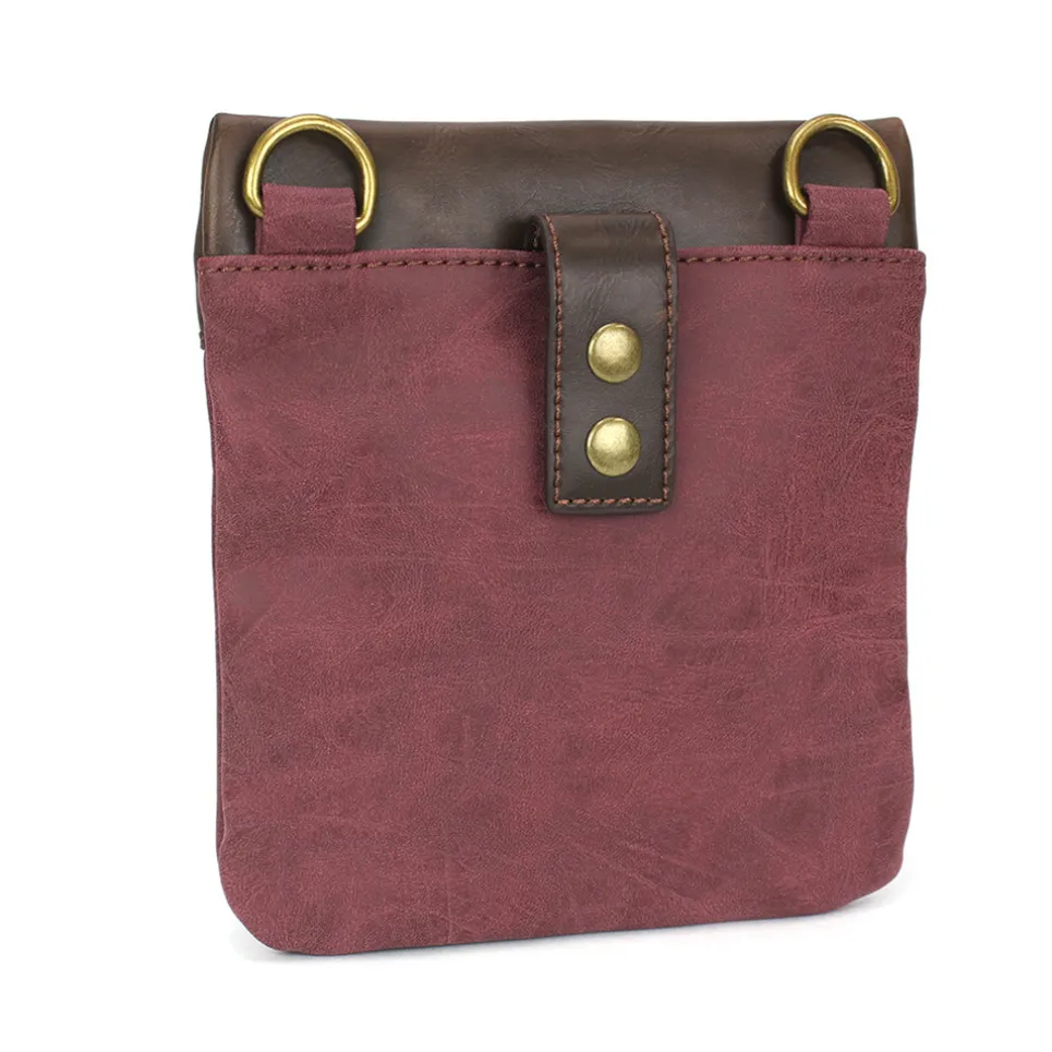 Gemini Crossbody - Burgundy