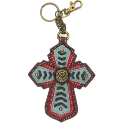 Key Fob - Chevron Cross