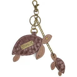 Key Fob - Two Turtles