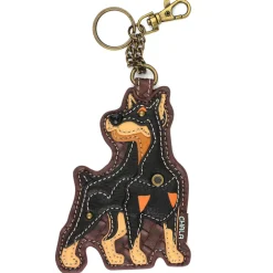Key Fob/Coin Purse - Doberman