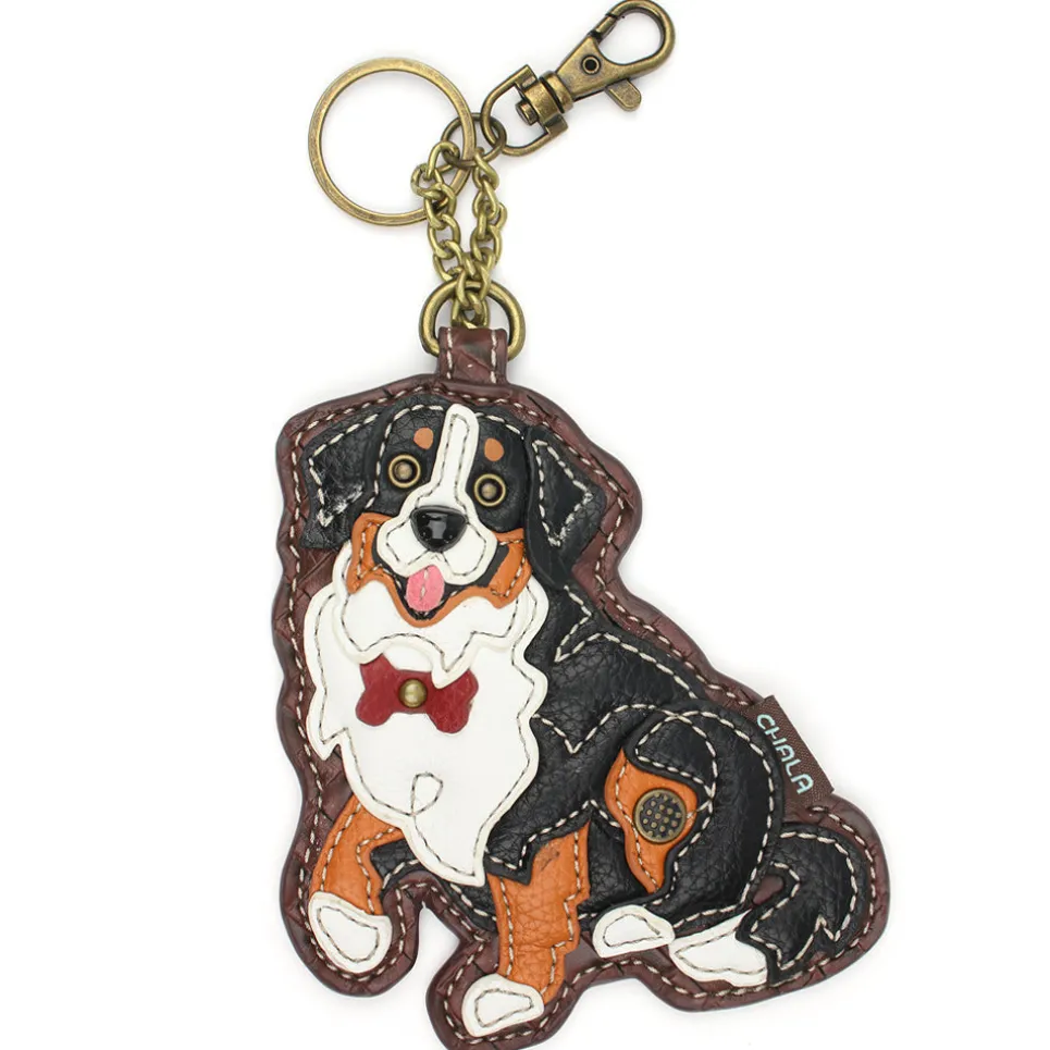 Key Fob/Coin Purse - Bernese Mountain Dog