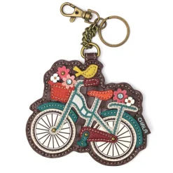 Key Fob/Coin Purse - Bicycle