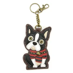 Key Fob/Coin Purse - Boston Terrier