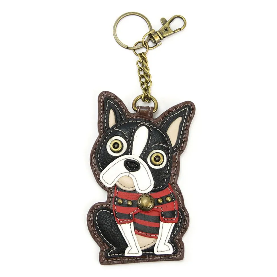 Key Fob/Coin Purse - Boston Terrier