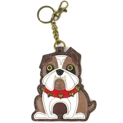 Key Fob/Coin Purse - Bulldog