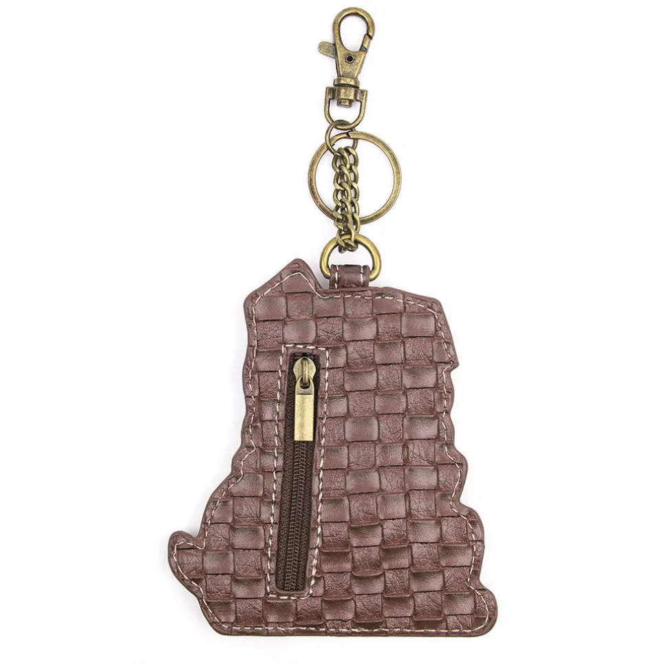 Key Fob/Coin Purse - Bulldog