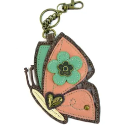 Key Fob/Coin Purse - Butterfly