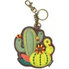 Key Fob/Coin Purse - Cactus