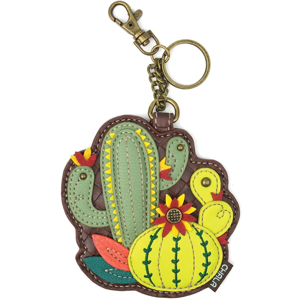 Key Fob/Coin Purse - Cactus