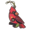 Key Fob/Coin Purse - Cardinal