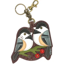 Key Fob/Coin Purse - Chickadee