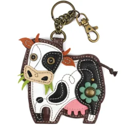 Key Fob/Coin Purse - Cow