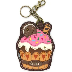 Key Fob/Coin Purse - Cupcake