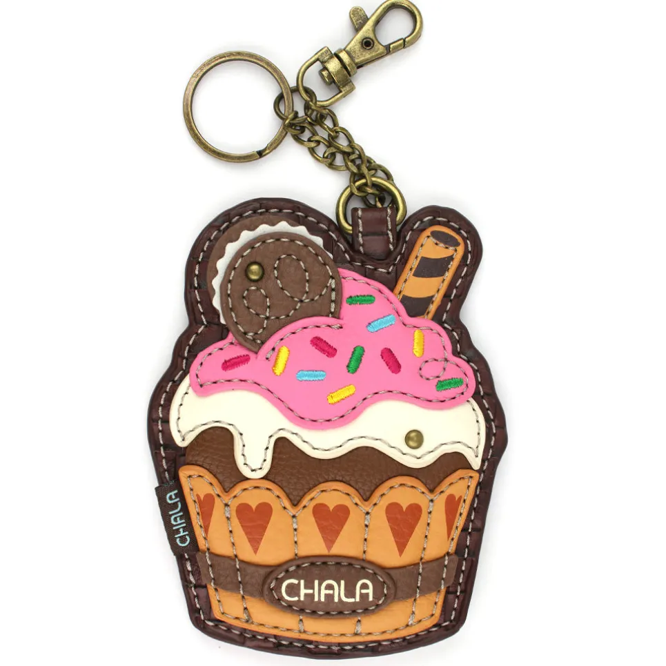 Key Fob/Coin Purse - Cupcake