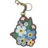 Key Fob/Coin Purse - Forget Me Not