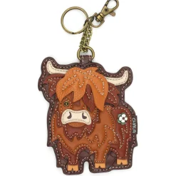 Key Fob/Coin Purse - Highland Cow