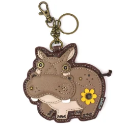 Key Fob/Coin Purse - Hippo