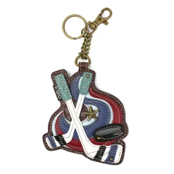 Key Fob/Coin Purse - Hockey