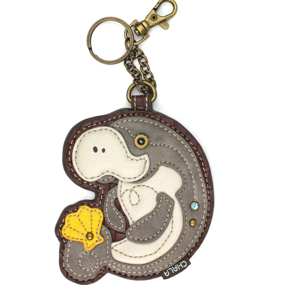 Key Fob/Coin Purse - Manatee