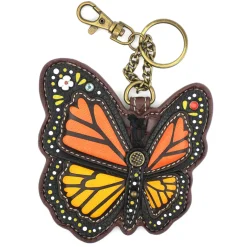 Key Fob/Coin Purse - Monarch Butterfly