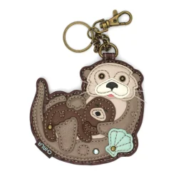 Key Fob/Coin Purse - Otters