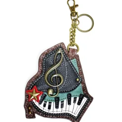 Key Fob/Coin Purse - Piano