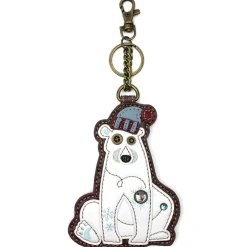 Key Fob/Coin Purse - Polar Bear