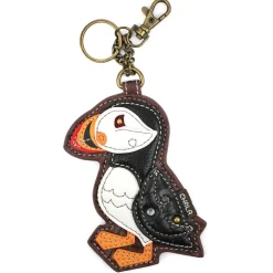 Key Fob/Coin Purse - Puffin