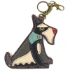 Key Fob/Coin Purse - Schnauzer