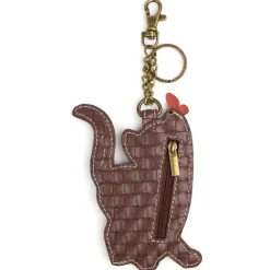 Key Fob/Coin Purse - Slim Cat