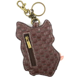 Key Fob/Coin Purse - Spotted Pig - pink
